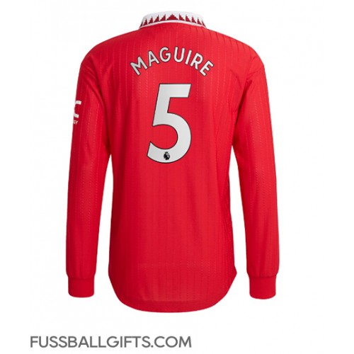 Manchester United Harry Maguire #5 Fußballbekleidung Heimtrikot 2022-23 Langarm